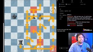 Hikaru is Solving Difficult Chess Puzzle screenshot 2