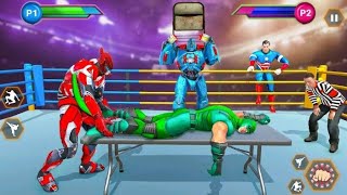 Real Robot Fighting Games 3D  Robots vs Monster Superheroes – Grand Ring Battle | Android Gameplay screenshot 3