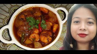 Prawn And Potato Curry - Shrimp and Potato Curry