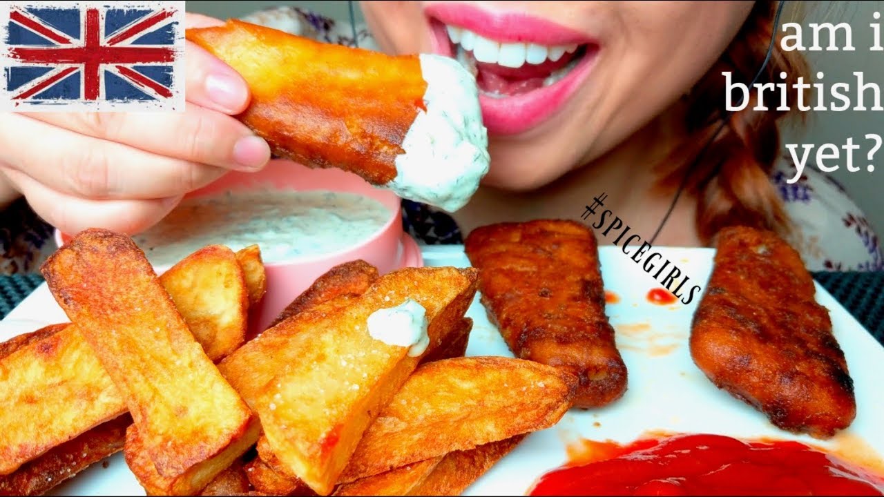 ASMR FRIED FISH AND CHIPS 🎣🍟 먹방 CRUNCHY Eating Sounds *No Talking* suellASMR