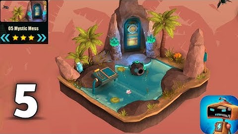 Tiny Robots Recharged gameplay walkthrough level 5 - Mystic Mess