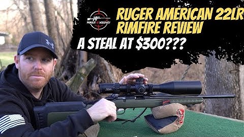 Cover Image for RUGER AMERICAN 22LR REVIEW ($300 BARGAIN??)