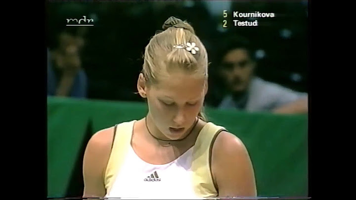 Anna Kournikova Match Highlights 1999