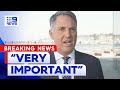 Defence Minister Richard Marles addresses Yemen strikes | 9 News Australia