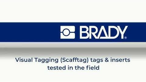 Brady: Scafftag to the test