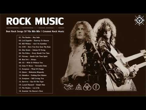 en iyi yabancı şarkılar- Rock 70s 80s 90s Playlist-70'lerin 80'lerin 90'ların En İyi Rock Şarkıları