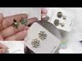Diy handmade easy step by step kundun Earring making ♥️👩🏼🦰 #trending #diy #shortvideo #handmade