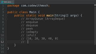 58 Exercise Building a Queue Using an Array