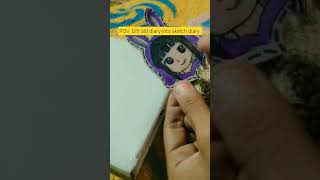 old diary ➡️ sketch diary ✨||Art__world1.0||komalsharma||trending||
