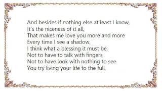 Gilbert O&#39;Sullivan - The Niceness of It All Lyrics