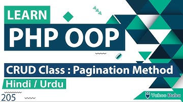 PHP CRUD Class Pagination Method Tutorial in Hindi / Urdu