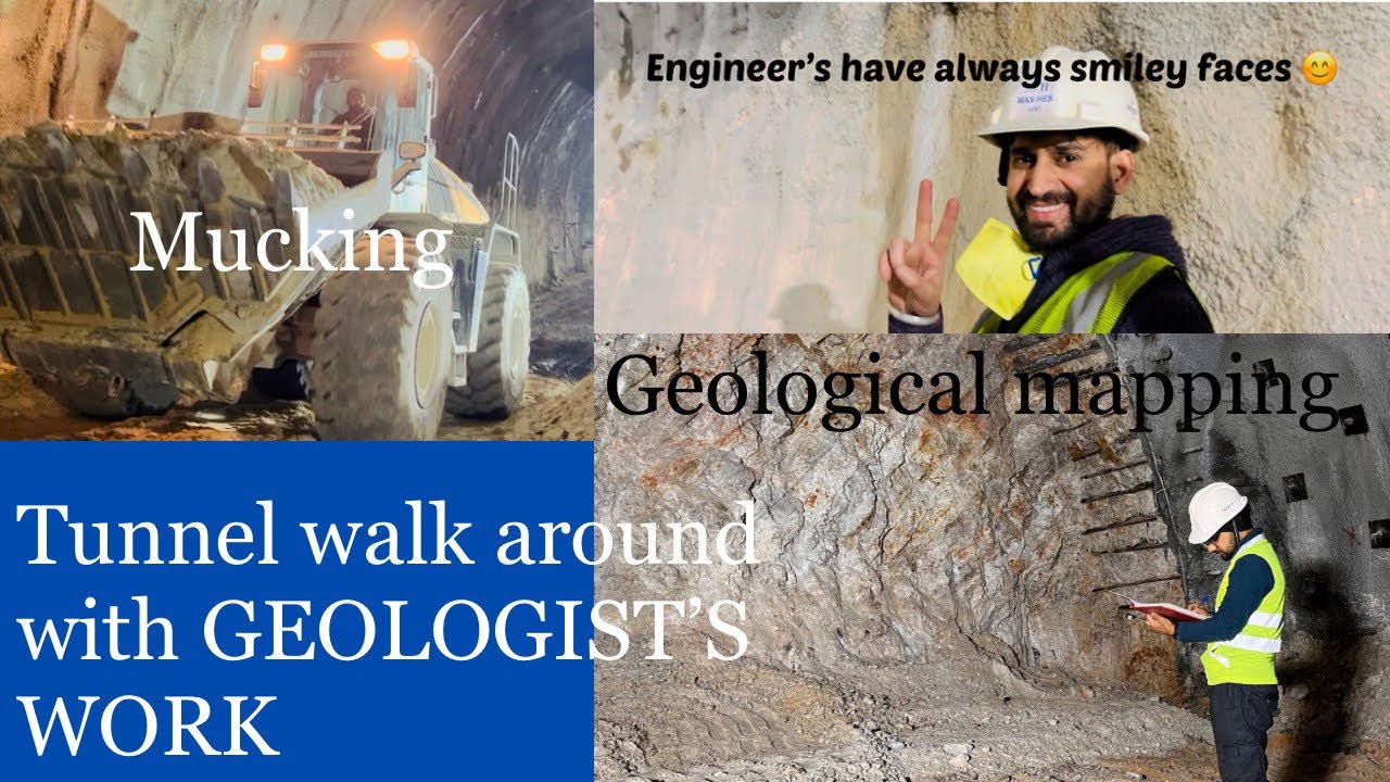 RishikeshKaranprayag tunnel walk around with Geologist’s work in just