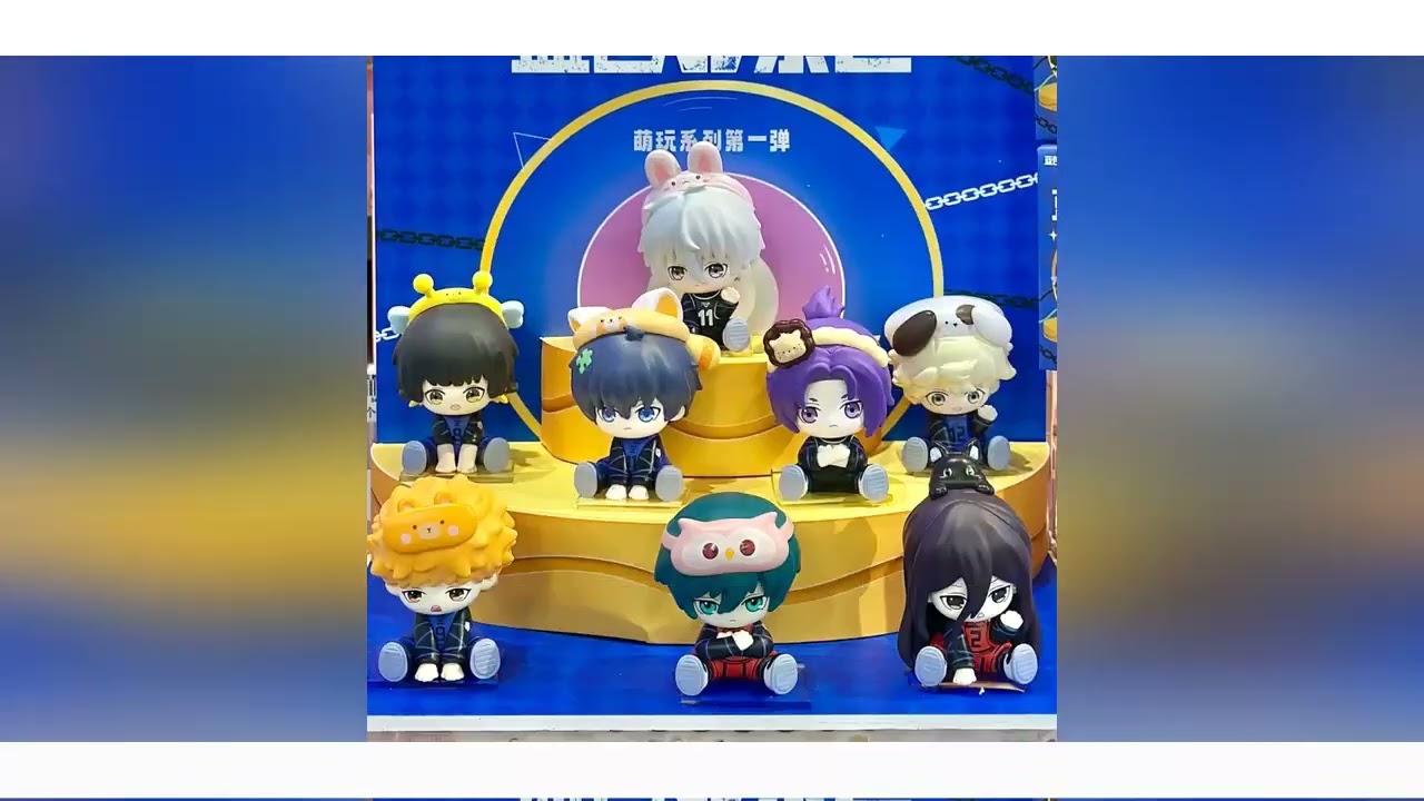 New Genuine Blue Lock Cute Toy Series Blind Box Q Version Kiyomizu Ichi Ito Shin Figure Trendy Model