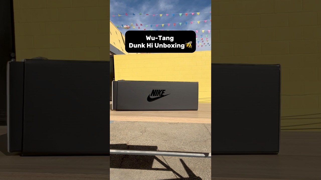 Unboxing the Wu-Tang Nike Dunk 👟 