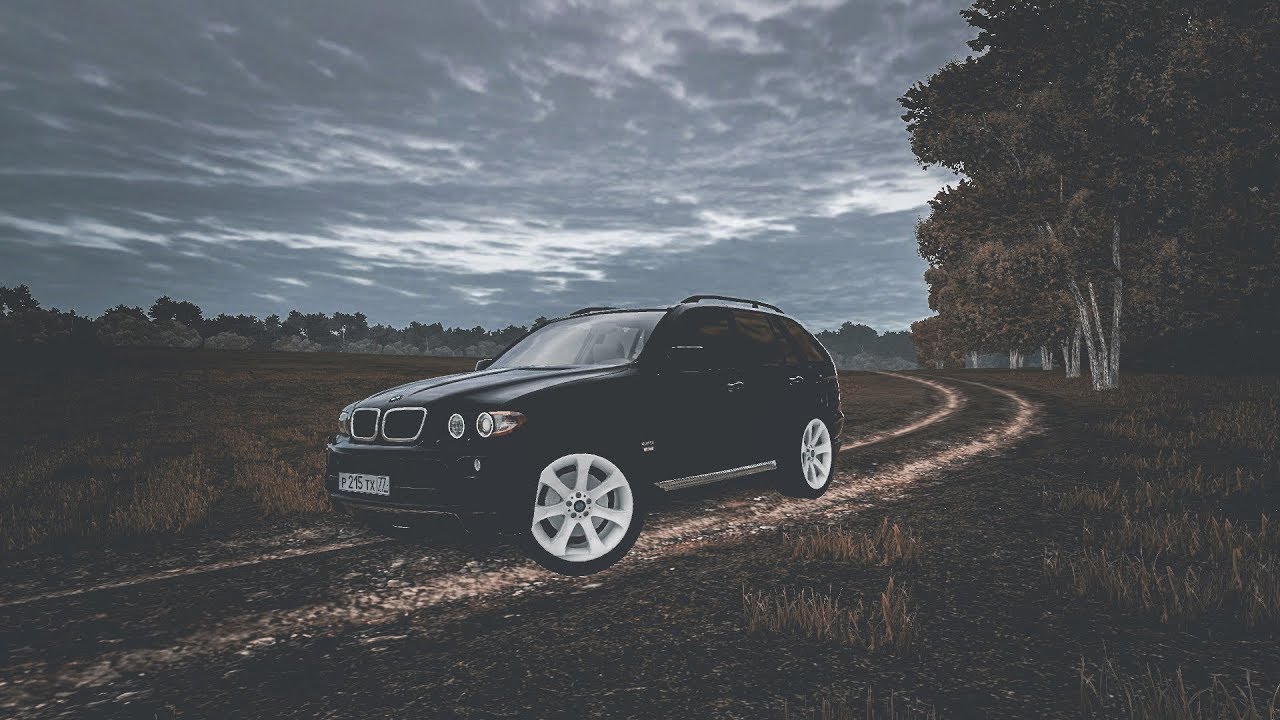 Bmw city car driving