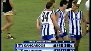 Joel Bowden sinks the Roos. Classic last term 2001
