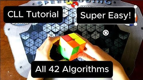 [2x2] All 42 CLL Algorithms (Corners of Last Layer) for 2x2x2 Rubiks Cube
