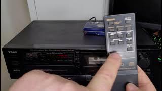 Teac AD-400 CD Tape Cassette recorder player Future test and recording.