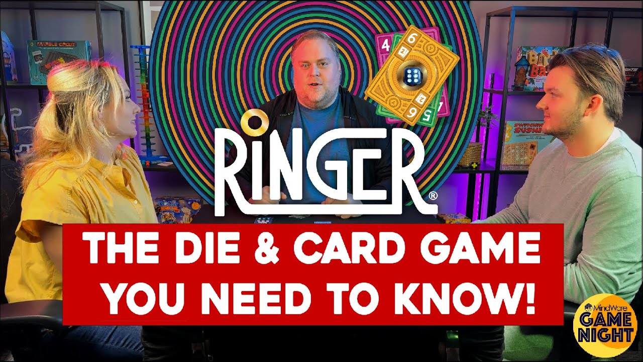 MindWare Ringer Kartenspiel – Familien-Kartenspiel Für 2-5 Spieler Ab 8 Jahre, Mit Würfel & 105 Karten
