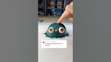 Does the paint blob dry?