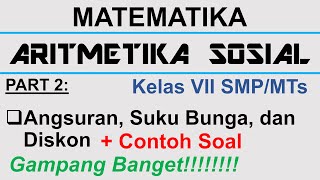 Pembahasan Aritmetika Sosial Part 2 Matematika SMP Kelas VII screenshot 1