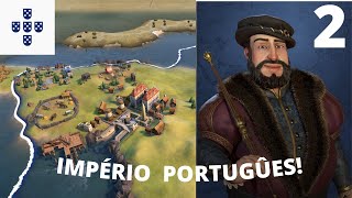 Civilization 6 - Portugal - #02 - Exploração marítima e diplomacia - PT-BR
