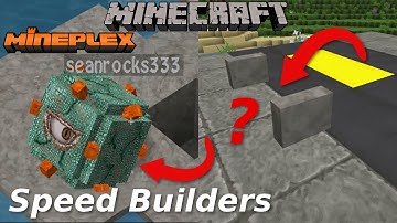 Minecraft Speed Builders MinePlex #3 GLITCHES GALORE!