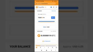 Live Cryptotab Mining On The Smartphone Browser Bitcoin Mining