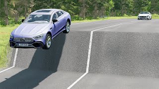 Mobil vs Unfinished Road #4 - BeamNG Drive