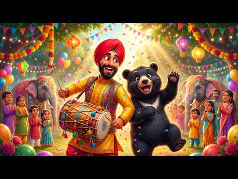 Kalu Madari Aaya | Kalu the Bear Charmer Is Here | Nursery Rhyme | Poem for Kids | Hindi Rhyme | ...