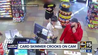 Police looking for suspects who put skimmer on Phoenix ATM