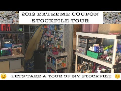 Massive Coupon Stockpile Tour 2019~Lets Take a Tour of my Couponing Stockpile 2019~Lots to Show ❤️🥰