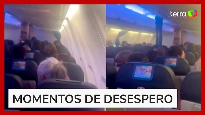 Vídeo mostra passageiros em pânico durante turbulência em voo na Espanha