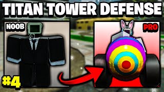 I Got The Mythical Bunny Racer Cameraman Noob To Pro (Part 4) - Titan Tower Defense