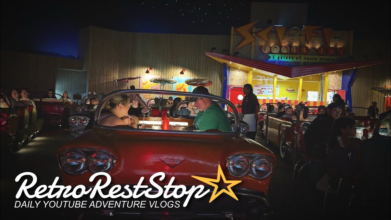ディズニー　ハーティシアター　ロックンダイナー　レトロ5 Disney's Sci-Fi Dine-In Theater Restaurant Full Tour At Disney's