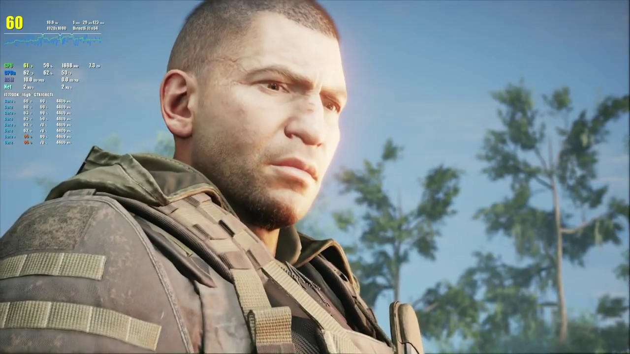 Ghost Recon Breakpoint BETA Asus StriX GTX 1080Ti