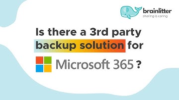 3rd Party Backups for Microsoft 365? That