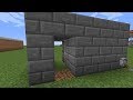 Minecraft 2x1 Hidden Door Minecraft 2x1 Hidden Door