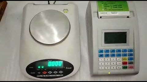 Weighing Scale Connectivity between Balaji Billing Machine and Essae