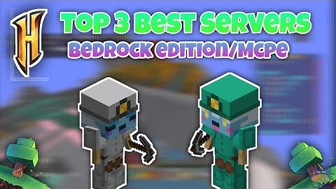 Top 3 BEST Hypixel Like Skyblock Servers For Mcpe (Bedrock Edition) Minecraft 2021 PS4 XBOX