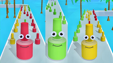 Juice Run  👏🌈All Levels Walkthrough Android, iOS Gameplay New UPDATE V.9