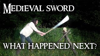 GRUESOME result of medieval SWORD strike on HEAD.