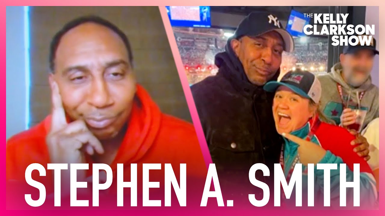 Kelly Clarkson Couldn't Stop Staring At Stephen A. Smith In Shared Suite As Chiefs Won Super Bowl