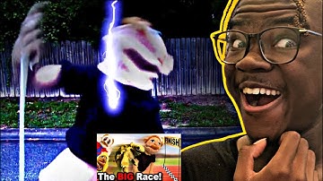 SML Movie: The Big Race Reaction! - "ZEUS STRIKES DOWN??!"
