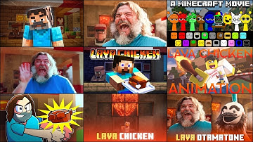WHICH VERSION OF "Steve’s lava chicken" IS BEST? 😂 Minecraft the movie ORIGINAL vs COVERS