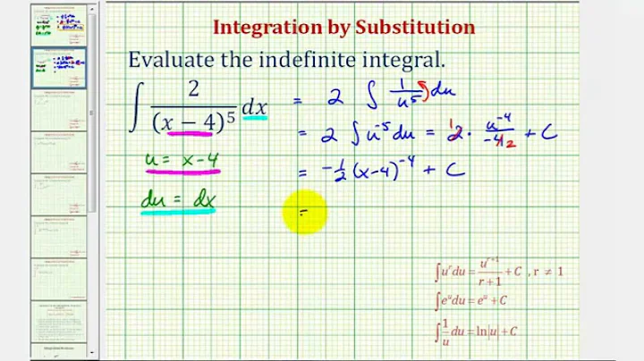Ex: Indefinite Integral Using Substitution Involving a Rational Function II