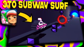 Я объединил Geometry Dash и Sabway Surf и создал игру (на unity)