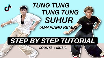 Tung Tung Tung Tung Sahur Amapiano Dance *STEP BY STEP TUTORIAL* (Beginner Friendly)