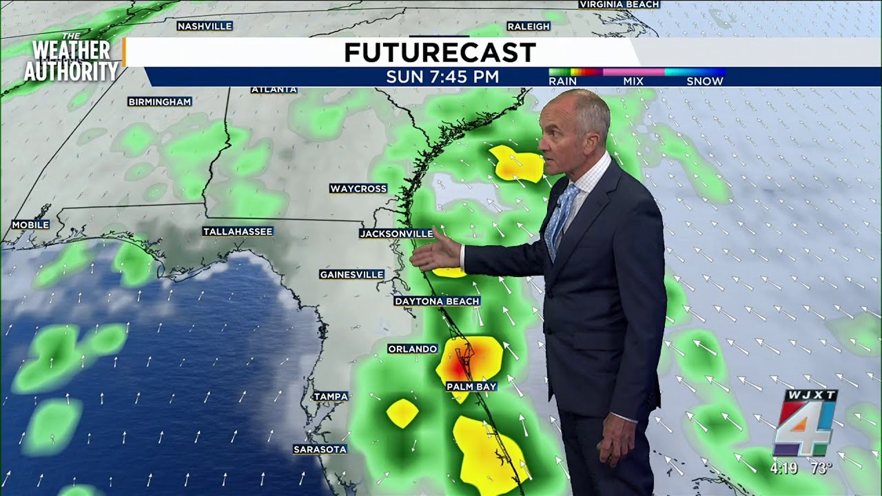 Warm end to the week, Showers and storms this weekend - YouTube