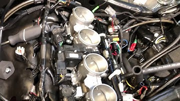 2013 ZX6R Subthrottle Actuator Valve Error Code 62